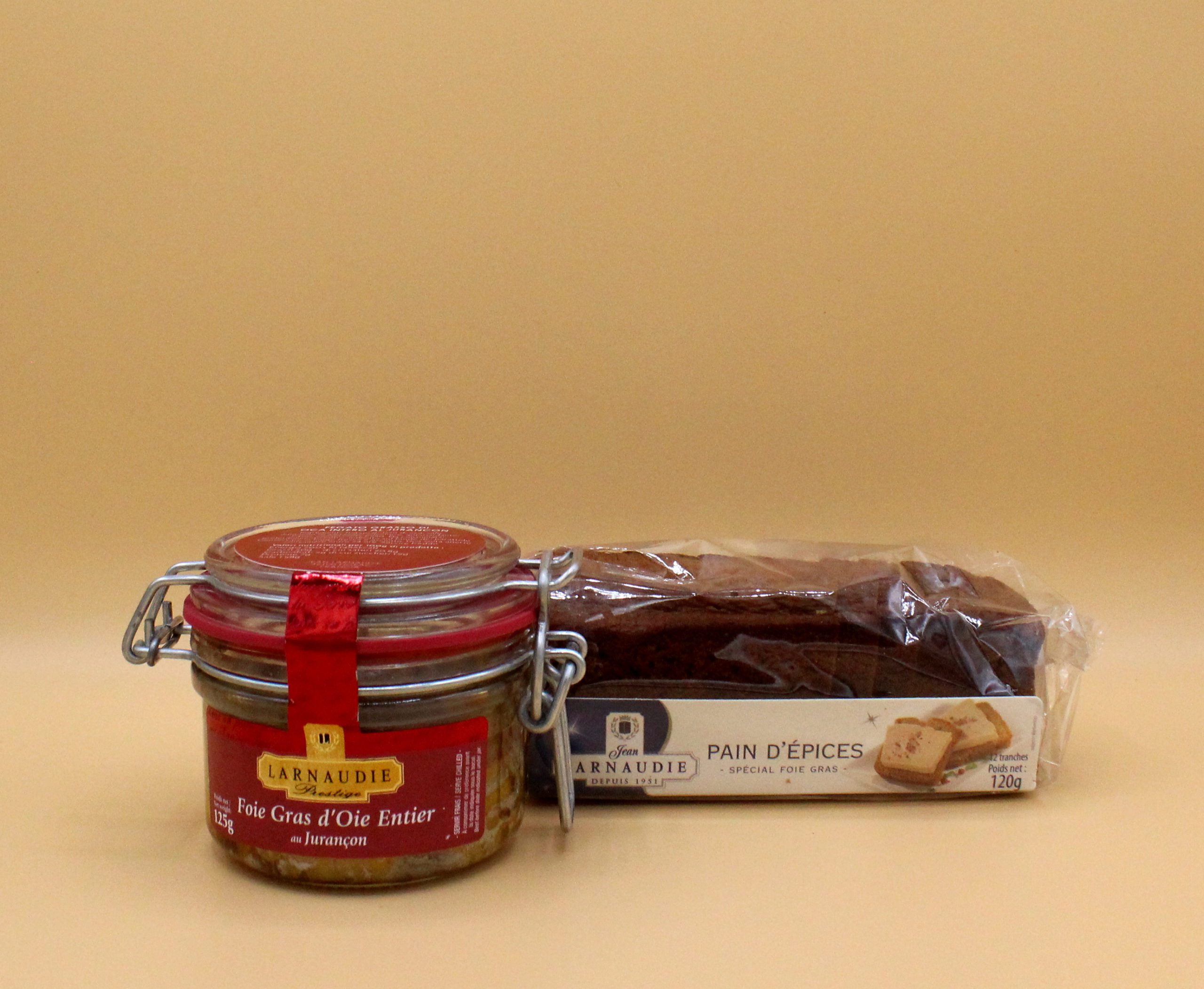 Larnaudie Foie Gras D'Oie Entiere au Juraçon 125g